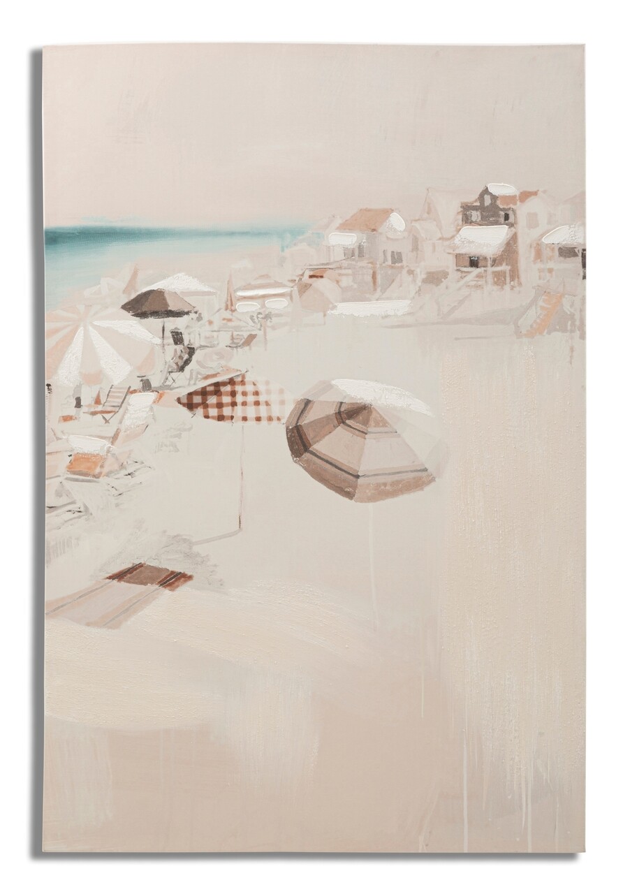 Tablou, Mauro Ferretti, Beach - B, 80 x 2 x 120 cm, lemn de pin/panza, multicolor - imagine 7